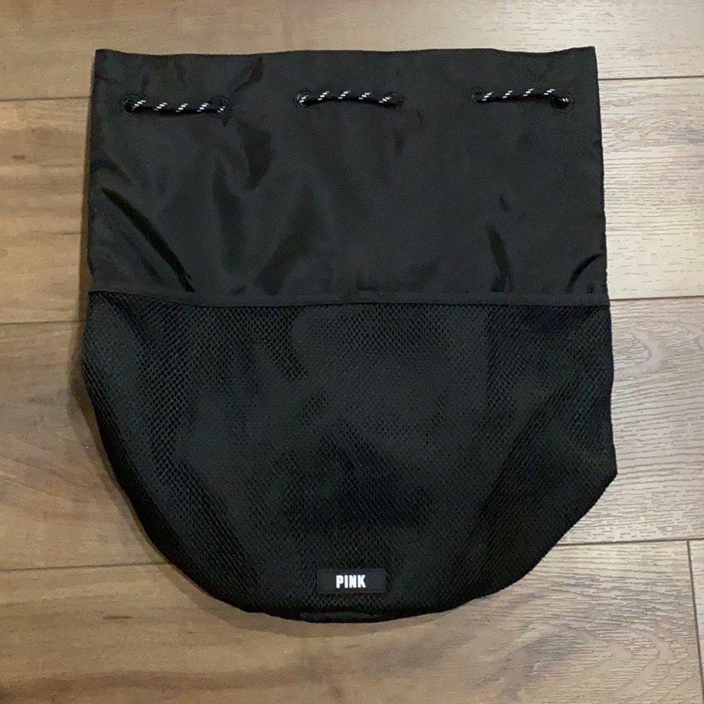 Black “VS PINK” backpack